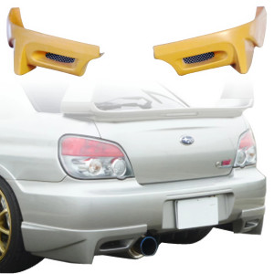 ModeloDrive FRP ING Rear Add-on Valances 2pc > Subaru Impreza WRX 2004-2007 > 4dr Sedan - image 1