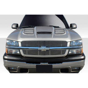 2002-2006 Chevrolet Avalanche ( without cladding ) 2003-2005 Silverado Duraflex Viper Look Hood - 1 Piece - image 1