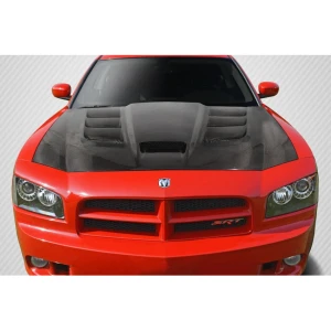2006-2010 Dodge Charger Viper Look Carbon Fiber Hood - image 1