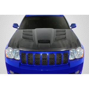 2005-2010 Jeep Grand Cherokee Viper Look Carbon Fiber Hood - image 1