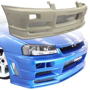 FRP URA TR Front Bumper > Nissan Skyline (R34) GTT 1999-2004 > 2/4dr - image 1