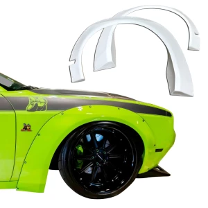 FRP LBPE Wide Body Fender Flares (front) > Dodge Challenger 2008-2018 - image 1