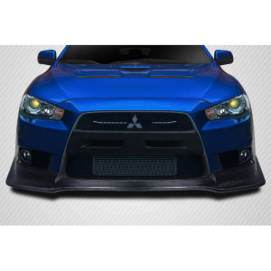 2008-2015 Mitsubishi Lancer Evolution 10 Carbon Creations VR-S Front Lip Under Spoiler Air Dam - 1 Piece - image 1