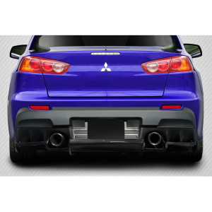 2008-2015 Mitsubishi Lancer Evolution 10 Carbon Creations VR-S Rear Diffuser - 1 Piece - image 1