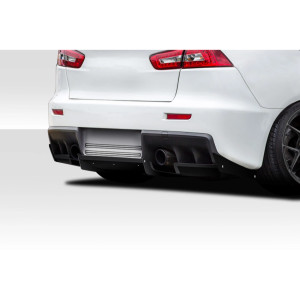 2008-2015 Mitsubishi Lancer Evolution 10 Duraflex VR-S Rear Diffuser - 1 Piece - image 1