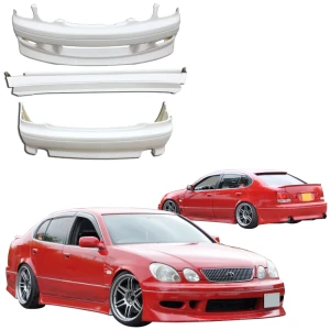 FRP KAZA Body Kit 4pc > Lexus GS300 1998-2005 - image 1