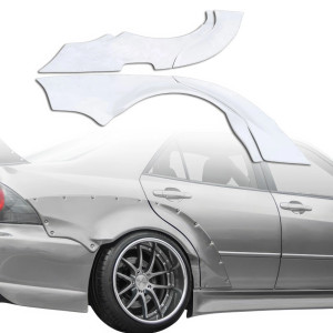 FRP MSV Wide Body 65mm Fender Flares (rear) 6pc > Lexus IS300 2000-2005> 4dr - image 1