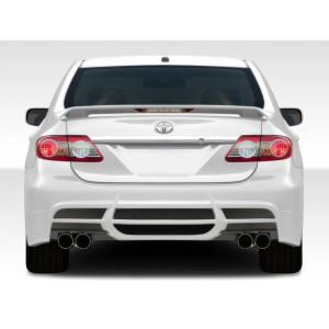 2011-2013 Toyota Corolla Duraflex W-1 Rear Bumper - 1 Piece - image 1