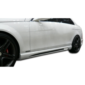2008-2014 Mercedes C Class W204 W-1 Side Skirts Rocker Panels - 2 Piece - image 1
