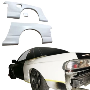 FRP ORI t2 50mm Press Wide Body Fenders (rear) > Nissan 240SX 1989-1994 > 2dr Coupe - image 1