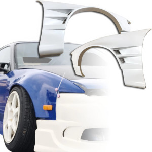 ModeloDrive FRP ORI t4 75mm Wide Body Fenders (front) > Nissan 240SX 1989-1994 > 2/3dr - image 1