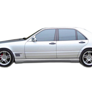 1992-1999 Mercedes S Class W140 Duraflex W-1 Side Skirts Rocker Panels (short wheelbase) - 2 Piece - image 1