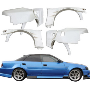 ModeloDrive FRP ORI t4 75mm Fenders Set 10pc > Toyota Chaser (JZX100) 1997-2001 - image 1