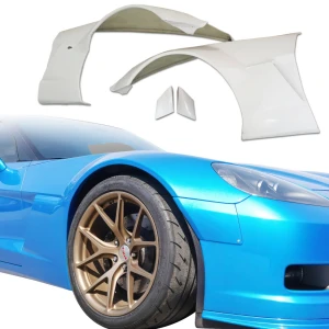 FRP GT3-XL Wide Body Fenders (front) 4pc > Chevrolet Corvette (C6) 2005-2013 - image 1