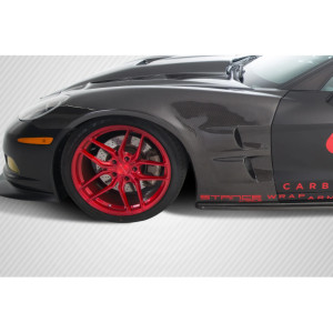 2005-2013 Chevrolet Corvette C6 Carbon Creations ZR Edition Front Fenders - 2 Piece - image 1