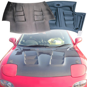 ModeloDrive Carbon Fiber RAME-GT Hood > Mazda RX-7 (FD3S) 1993-1997 - image 1 ModeloDrive Carbon Fiber RAME-GT Hood > Mazda RX-7 (FD3S) 1993-1997 - image 1