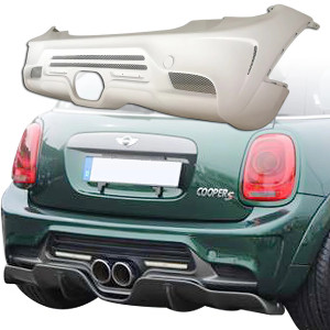 ModeloDrive FRP DUAG Rear Bumper > Mini Mini Cooper F56 F57 2014-2020 - image 1