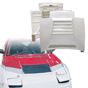 FRP DMA D1 Hood > Nissan 240SX 1989-1994 - image 1