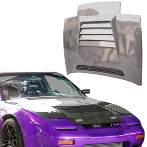 ModeloDrive Carbon Fiber DMA D1 Hood > Nissan 240SX 1989-1994 - image 1