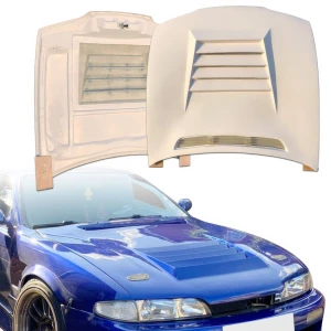 FRP DMA D1 Hood > Nissan 240SX (S14) 1995-1996 - image 1