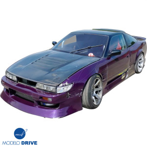 ModeloDrive Carbon Fiber NISM N1 Hood > Nissan Silvia (S13) 1989-1994 - image 1