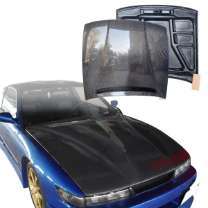 Carbon Fiber ORI v2 Hood > Nissan Silvia (S13) 1989-1994 - image 1