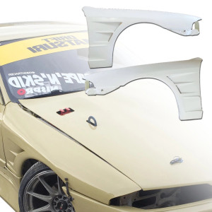 FRP BSPO Wide Body 30mm Fenders (front) 2pc > Nissan Skyline (R32) GTS 1990-1994 - image 1