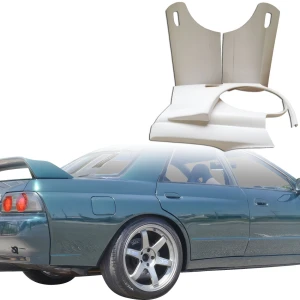 FRP CFAC Wide Body Fenders (rear) 4pc > Nissan Skyline (R32) 1990-1994 > 4dr Sedan - image 1