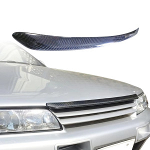 ModeloDrive Carbon Fiber OER GTR Hood Brow Accent > Nissan Skyline (R32) 1990-1994 - image 1