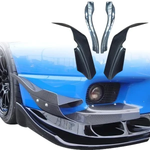 Carbon Fiber BORD Front Bumper Canards 4pc > Nissan Skyline (R33) GTR 1995-1998 - image 1