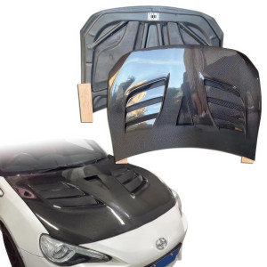 ModeloDrive Carbon Fiber VAR GT Hood > Subaru BRZ (ZN6) 2013-2020 - image 1 ModeloDrive Carbon Fiber VAR GT Hood > Subaru BRZ (ZN6) 2013-2020 - image 1
