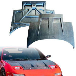 ModeloDrive Carbon Fiber BORD Hood (front) > Toyota MR2 (SW20) 1991-1995 - image 1