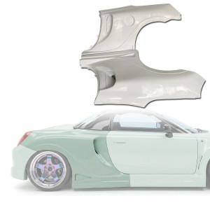 ModeloDrive FRP APBR Wide Body Fenders (rear) > Toyota MRS MR2 Spyder 2000-2005 - image 1