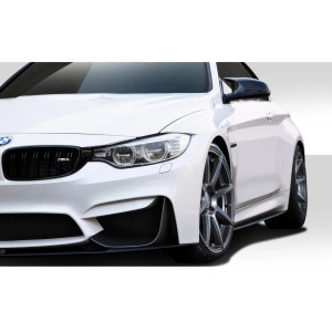 2014-2018 BMW M3 F80 2014-2020 M4 F82 F83 M Performance Look Front Add Ons Spat Extensions - 2 Piece (S) - image 1