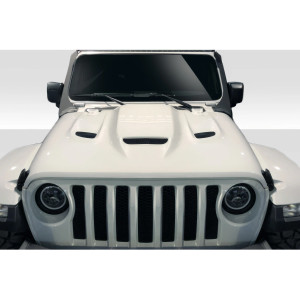 2018-2025 Jeep Wrangler JL Gladiator JT Hellcat Look Hood - 1 Piece - image 1