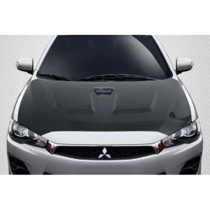 2008-2017 Mitsubishi Lancer D Spec Carbon Fiber Hood - image 1