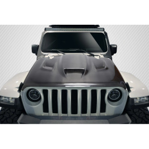 2018-2025 Jeep Wrangler JL Gladiator JT Hellcat Look Hood - 1 piece - image 1