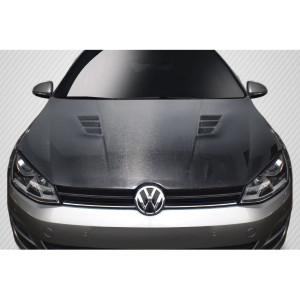 2010-2014 Volkswagen Golf GTI / Jetta Sportwagen Carbon Creations DriTech Regulator Hood - 1 Piece - image 1
