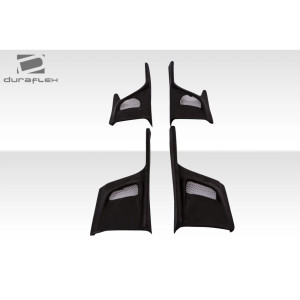 2015-2023 Ford Mustang KT Style Side Skirt Rocker Panels Add-Ons - 4 Piece - image 1