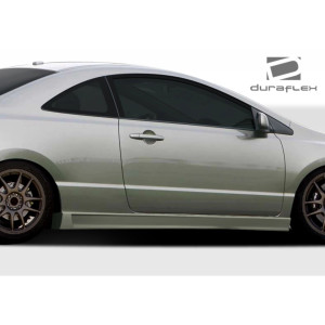 2006-2011 Honda Civic 2DR B-2 Side Skirts Rocker Panels - 2 Piece - image 1