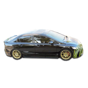 2006-2011 Honda Civic 4DR B-2 Side Skirts Rocker Panels - 2 Piece - image 1