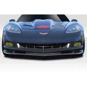2005-2013 Chevrolet Corvette C6 ZR Front Lip Splitter - 3 Piece ( Base Model) - image 1