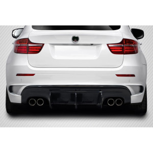 2008-2014 BMW X6M E71 E72 Carbon Creations DriTech AK-M Rear Diffuser - 1 Piece - image 1