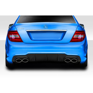 2012-2014 Mercedes C Class / C63 W204 C63 Look Rear Diffuser - 1 Piece ( For AMG Bumper only) - image 1