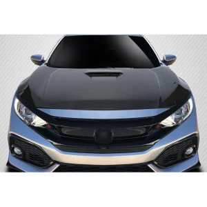 2017-2021 Honda Civic Type R OEM Look Carbon Fiber Hood - image 1