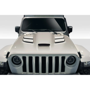 2018-2025 Jeep Wrangler JL Gladiator JT Viper Look Hood - 1 Piece - image 1