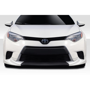 2014-2016 Toyota Corolla Zeta Front Lip Under Spoiler ( base model only ) - 3 Piece - image 1