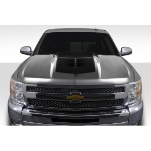 2007-2013 Chevrolet Silverado Duraflex ZL1 Look Hood - 1 Piece - image 1