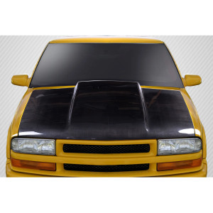 1994-2004 Chevrolet S-10 1994-2004 GMC Sonoma 1995-2004 Chevrolet Blazer 1995-2001 GMC Jimmy 98-00 Envoy Carbon Creations Cowl Hood - 1 Piece - image 1