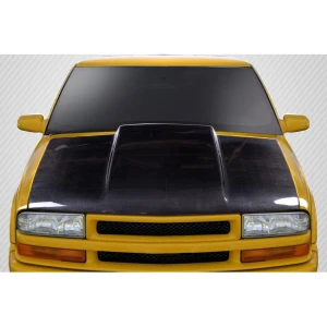 1994-2004 Chevrolet S-10 Cowl Carbon Fiber Hood - image 1